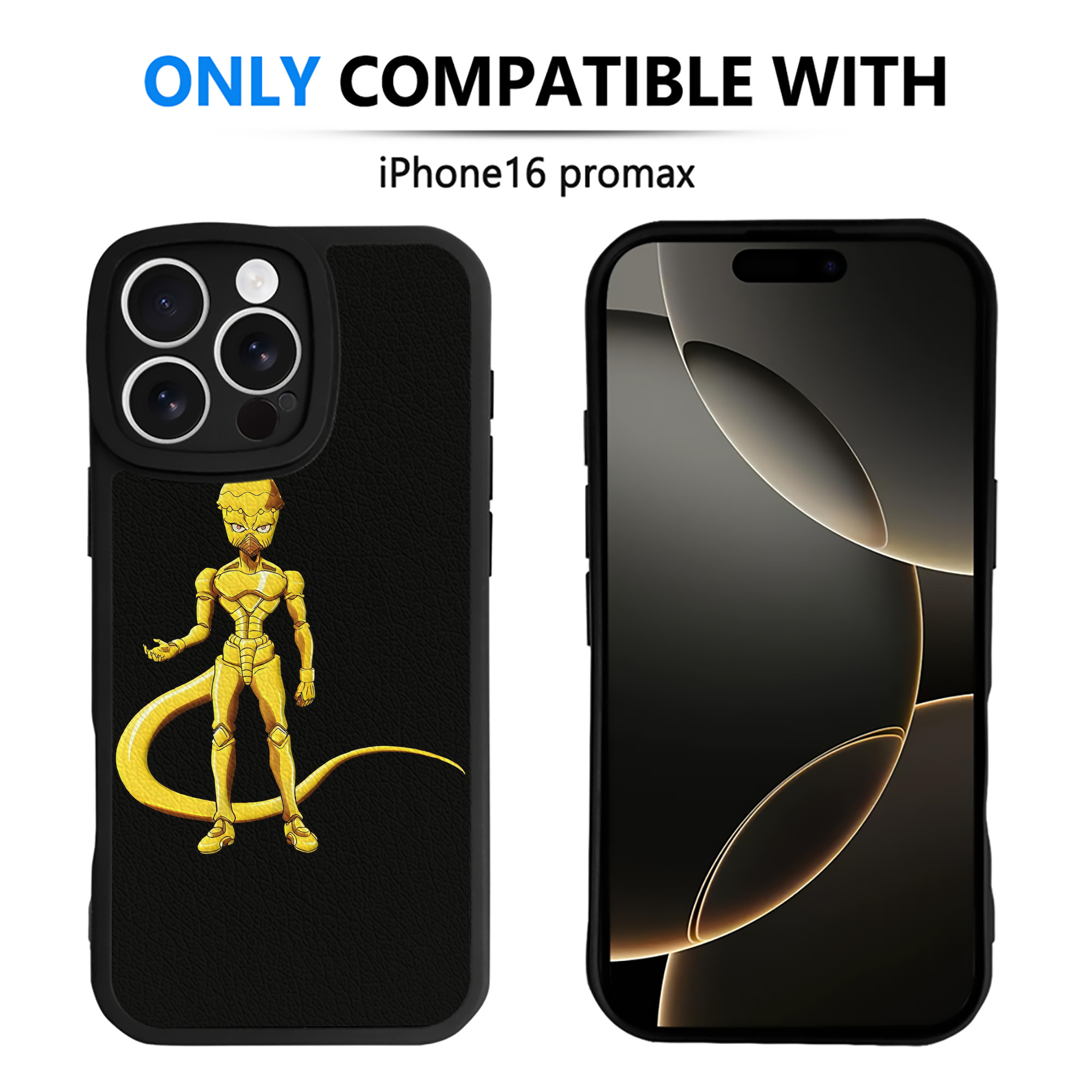（画像用） ジョジョの奇妙な冒険 おといし あきら JoJo's Bizarre Adventure Akira Otoishi 【iPhone 16シリーズ対応】シリコンスマホケース（レザー調） 材質：シリコン